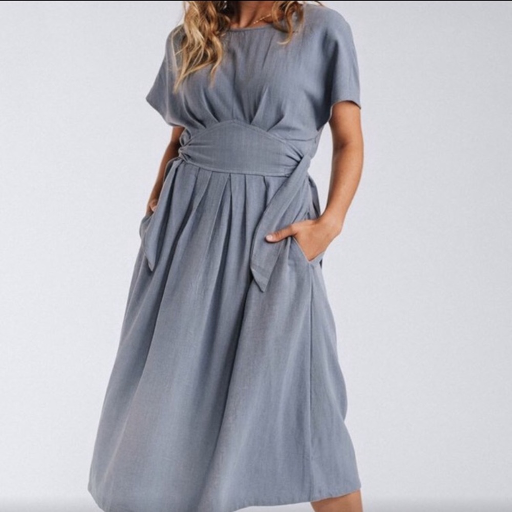 Orange Creek Charcoal Midi Skirt